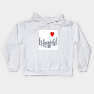 Her Baby Girl Kids Hoodie